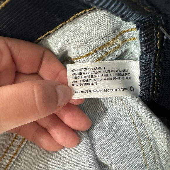 Isabel Maternity‎ by Ingrid & Isabel Women's Size 16 Vintage Straight Crop Jeans - Picture 8 of 10